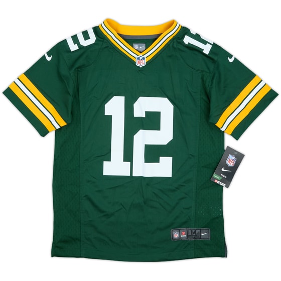 2012-22 Green Bay Packers Rodgers #12 Nike Game Home Jersey (M.Boys)