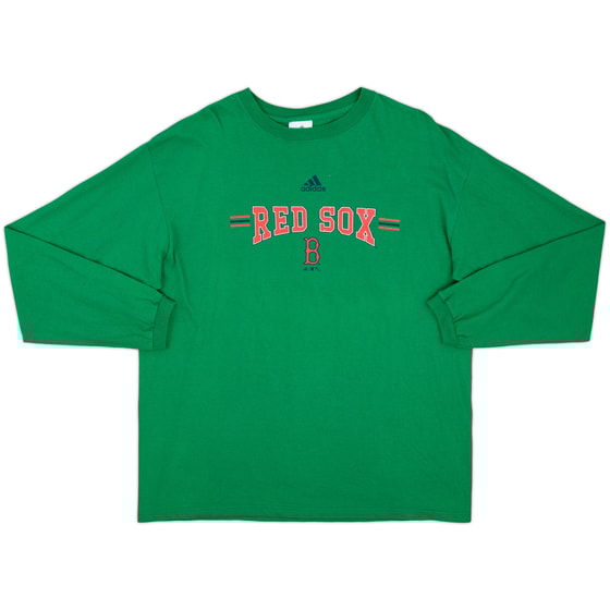 2005 Boston Red Sox adidas L/S Tee - 9/10 - (L)