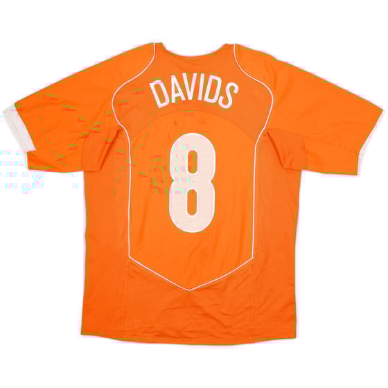 2004-06 Netherlands Home Shirt Davids #8 - 8/10 - (L)