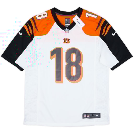 2012-20 Cincinnati Bengals Green #18 Nike Game Away Jersey (L)