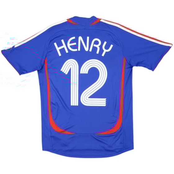 2006-07 France Home Shirt Henry #12 - 8/10 - (S)
