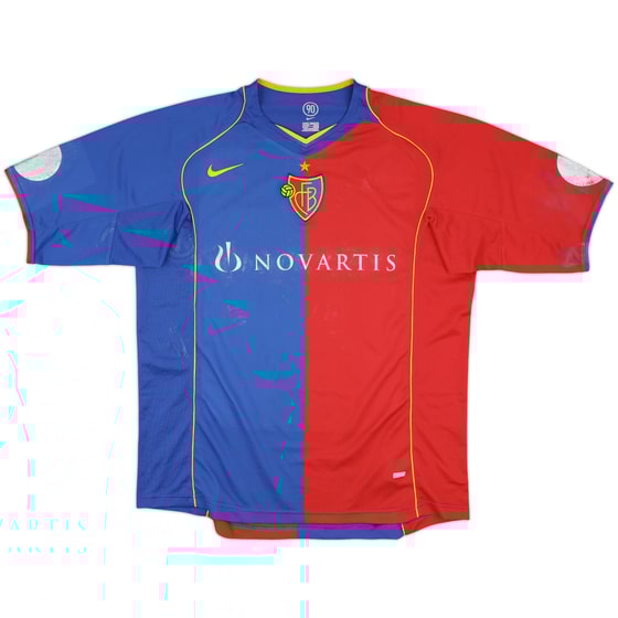 2004-05 FC Basel Home Shirt - 4/10 - (XL)