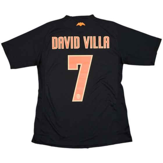 2006-07 Valencia Away Shirt David Villa #7 - 6/10 - (M)